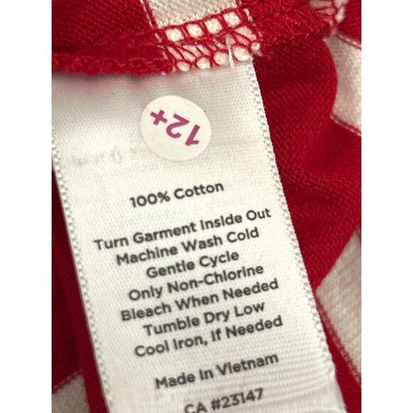 NWT Talbots Plus 3X Red White Striped Long Sleeve Shirt New England Coastal Chic - Picture 5 of 5